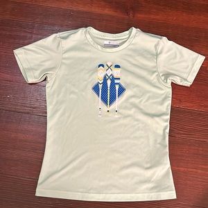 Green baseball shirt